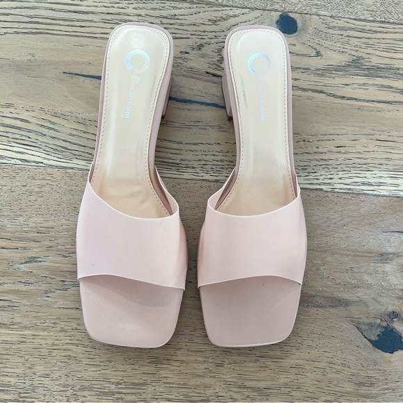 Journee Collection Women's Jaydin Tru Comfort Slip On Sandals, Nude Size 8.5M - Picture 7 of 11